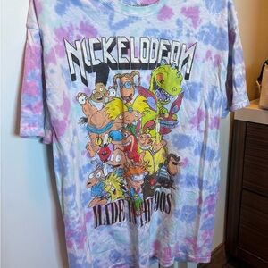 Nickelodeon 90s Cartoon Tie-Dye T-Shirt